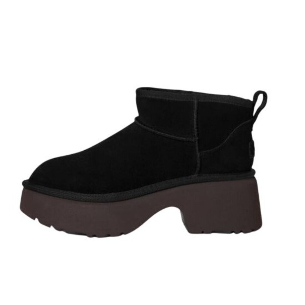 UGG Classic Ultra Mini New Heights Boots Womens 10 Fur Cozy Boho Whimsygoth